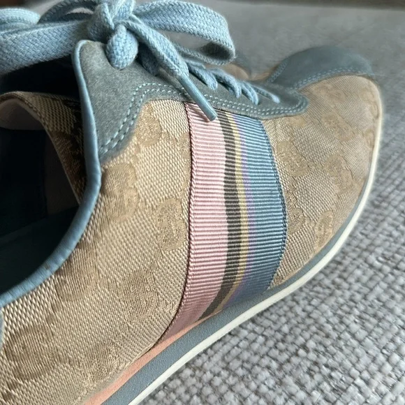 GUCCI Ladies Sneakers size 36.5 - Picture 2 of 7